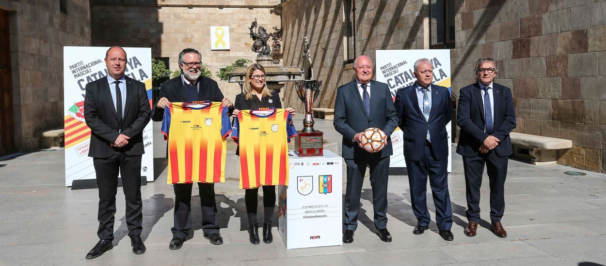 The presentation for the friendly fixture with top officials took place on Monday
